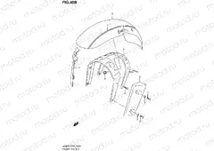 40B - FRONT FENDER (MODEL X)