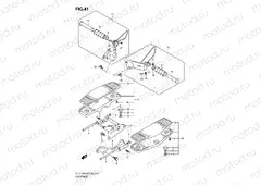 41 - FOOTREST (WITHOUT VLR1800TK9/TL0 E24)