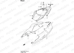 41 - FRAME COVER (GSX-R1000K7 E02,E19,E24,E51,P37)