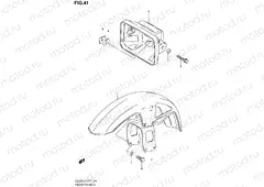 41 - FRONT FENDER - HEADLAMP HOUSING