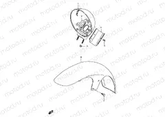 41 - FRONT FENDER (MODEL T)