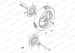 41 - FRONT WHEEL