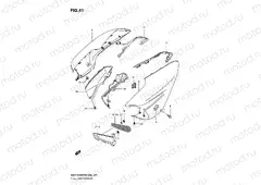 41 - FUEL TANK COVER (MODEL K8/K9)