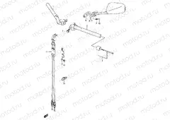 41 - HANDLEBAR (SV1000S/S1/S2)