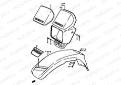 41 - HEADLAMP HOUSING-FRONT FENDER (MODEL F/G/H)