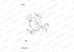 41 - HEADLAMP HOUSING (WITHOUT COWLING)