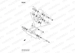 41 - REAR CUSHION LEVER (RM-Z450K8/K9)