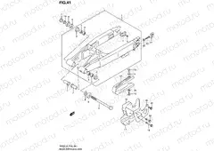 41 - REAR SWINGING ARM (RM85LL4 P19)