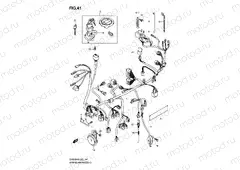 41 - WIRING HARNESS (SV650K8/K9/SV650UK8/UK9)