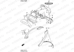 410A - PILLION RIDER HANDLE