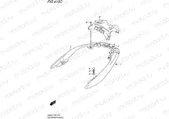 410C - PILLION RIDER HANDLE (AN400AL5 E19)