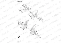 415A - FOOTREST (SV650A,SV650AU)