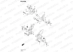 415A - FOOTREST (SV650A,SV650AU)