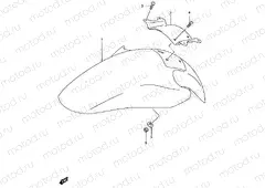 41A - FRONT FENDER (MODEL S/T/V)