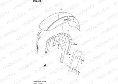 41A - FRONT FENDER (MODEL W/X)