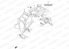 41A - REAR FENDER (MODEL K4/K5 E24)