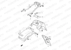 41A - REAR FENDER (MODEL S)