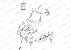 41B - COWLING BODY (GSF1200SX/SAX)