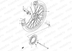 41B - FRONT WHEEL (MODEL K2 P09)