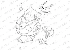 42 - COWLING BODY (MODEL W)