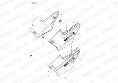 42 - FRAME COVER (GSX400SF/SG,GSX400EF E17)