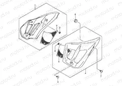 42 - FRAME HEAD COVER (GSF650/A)
