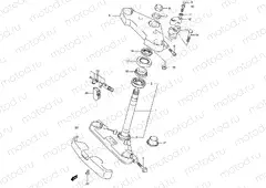 42 - FRONT FORK BRACKET (MODEL Y/K1)