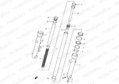 42 - FRONT FORK DAMPER