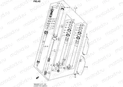 42 - FRONT FORK DAMPER