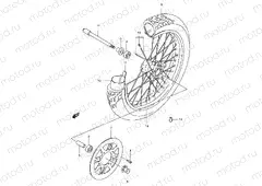 42 - FRONT WHEEL
