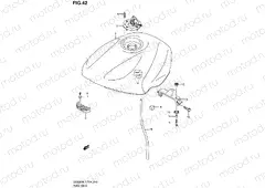 42 - FUEL TANK (GS500H)