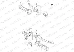 42 - HANDLE LEVER (SV1000S/S1/S2)