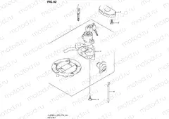 42 - LOCK SET (DL1000AL4 E28)