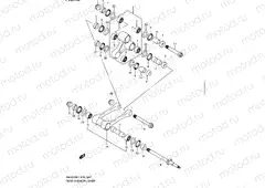 42 - REAR CUSHION LEVER