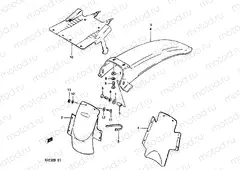 42 - REAR FENDER