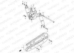 42 - REAR SHOCK ABSORBER (MODEL Z)