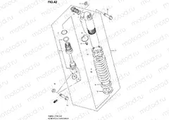 42 - REAR SHOCK ABSORBER (RM85L4 P28)