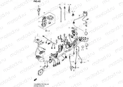 42 - WIRING HARNESS (GSX-R600L2 E28)
