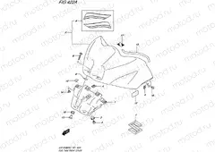 422A - FUEL TANK FRONT COVER (GSX-R1000RL7 E21)