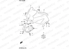 422B - FUEL TANK FRONT COVER (GSX-R1000RZL7 E21)