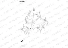 422B - FUEL TANK FRONT COVER (GSX-S1000FZA,GSX-S1000FZAUF)