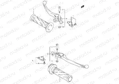 42A - HANDLE LEVER (SV1000/U1/U2)