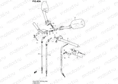 42A - HANDLEBAR (MODEL K2/K3)