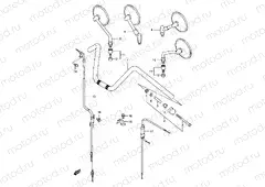 42A - HANDLEBAR (MODEL Y/K1/K2/K3)