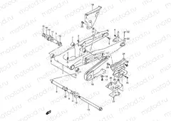 42A - REAR SWINGING ARM (MODEL R/S/T)