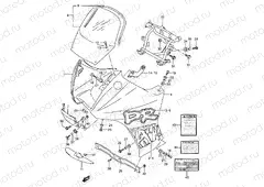 42C - COWLING - LABEL (MODEL R)