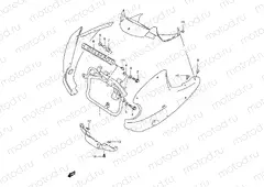 43 - COWLING INSTALLATION PARTS (MODEL V/W/X)