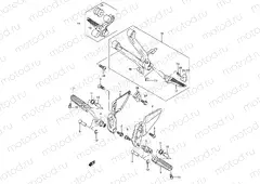 43 - FOOTREST (MODEL K3)