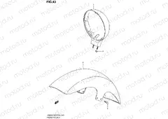 43 - FRONT FENDER