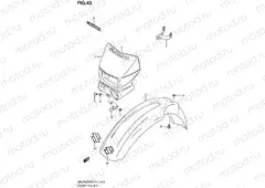 43 - FRONT FENDER